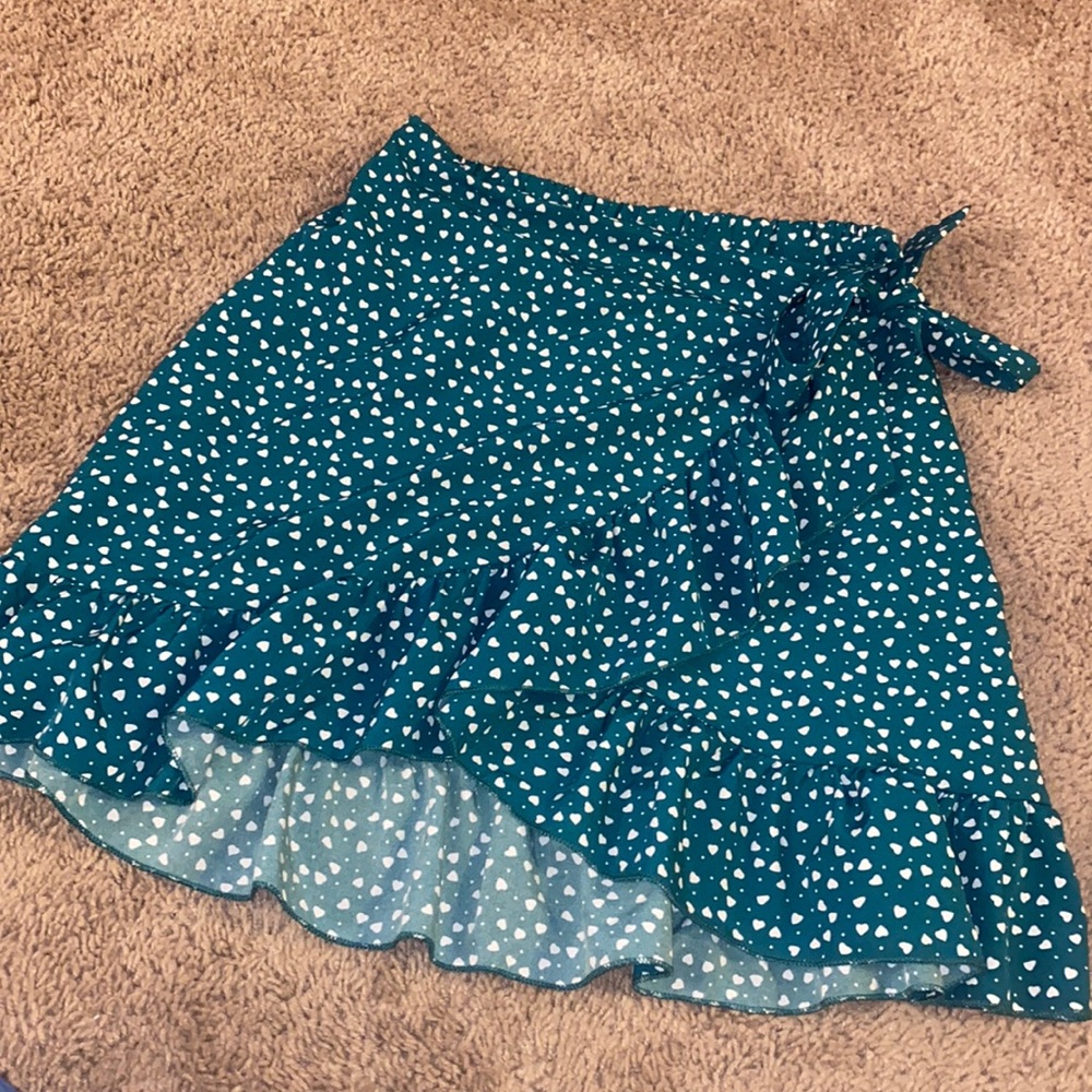 Shein heart wrap skirt